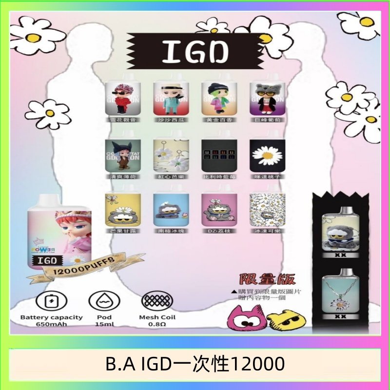 B.A IGD12000口 電子煙